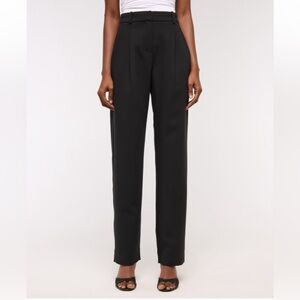 Abercrombie & Fitch Sloane Tailored Pants - Navy - 6 Long